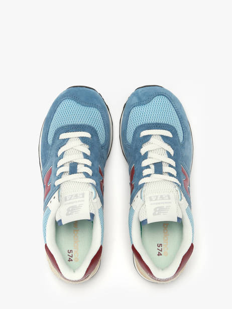 Sneakers En Cuir New balance Bleu boy U574SPR vue secondaire 4