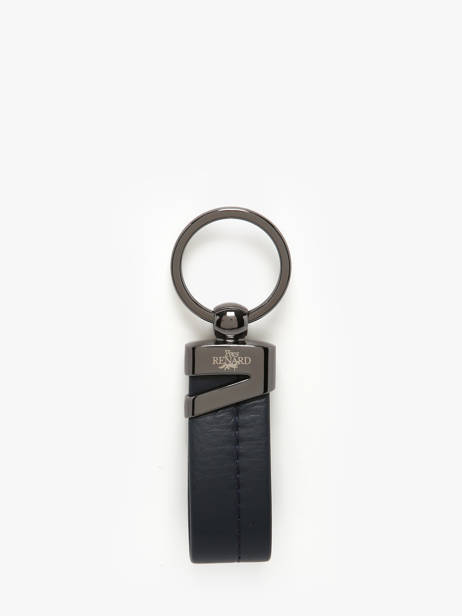Porte-clefs Foulonne Cuir Yves renard Bleu foulonne 2328