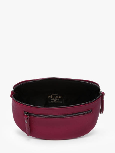 Sac Banane Caviar Cuir Milano Rouge caviar CA23111 vue secondaire 2