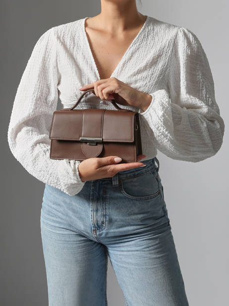 Sac Bandoulière Paris Ily Cuir Lancaster Marron paris ily 10 vue secondaire 1