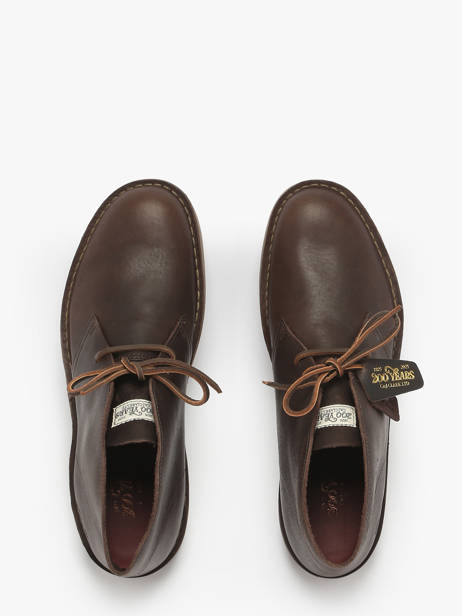 Bottines Desert En Cuir Clarks Marron men 26183363 vue secondaire 4