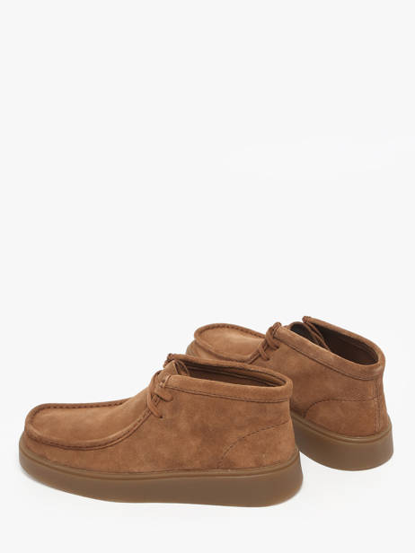 Chaussures Derbies Montante Torview En Cuir Clarks Marron men 26184609 vue secondaire 3