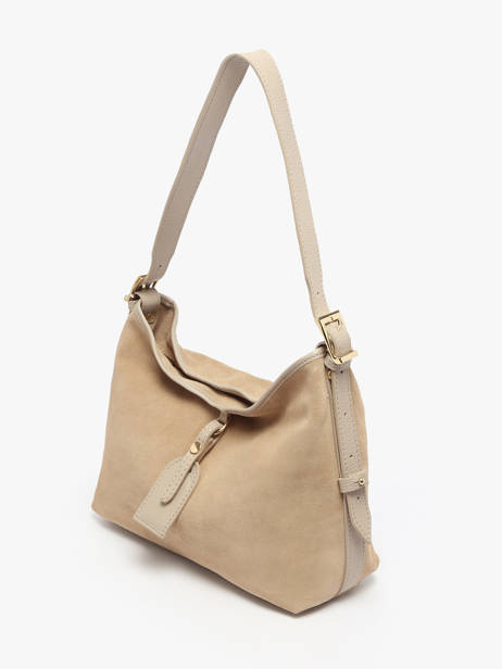 Sac Porté épaule Velvet Caviar Cuir Milano Beige velvet caviar VC250610 vue secondaire 2
