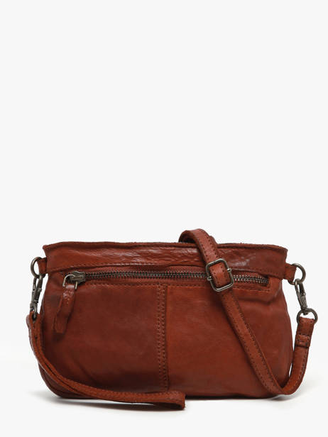 Sac Porté épaule Heritage Cuir Biba Marron heritage DON1L vue secondaire 4