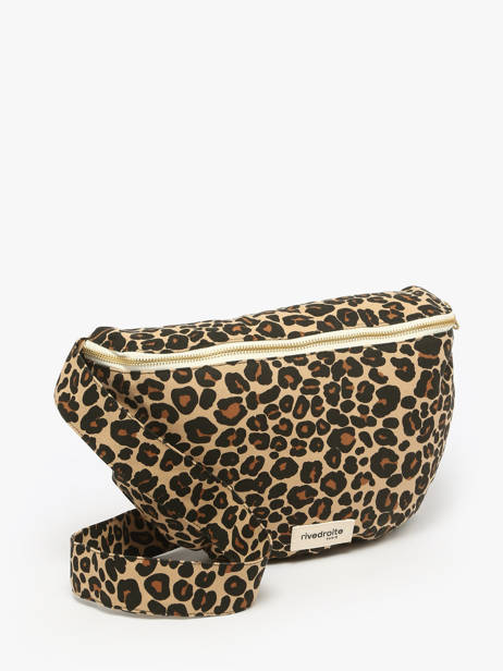 Le Sac Banane Custine Xl Coton Recyclé Rivedroite Marron forever wild CUSTXFOR vue secondaire 2