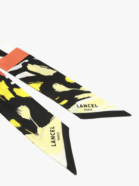 Ruban De Soie Zebra Mania 82x5,5cm Lancel Multicolore charms A13874 vue secondaire 1