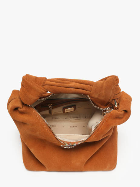 Sac à Main Isotta Aspect Daim Guess Marron isotta SG966001 vue secondaire 3