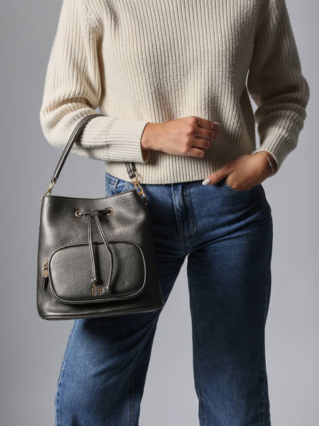 Sac Bandoulière Pocket Lulu castagnette Argent pocket ZAID vue secondaire 1