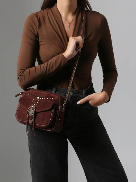 Sac Bandoulière Vintage Cuir Mila louise Beige vintage 3327VC vue secondaire 1