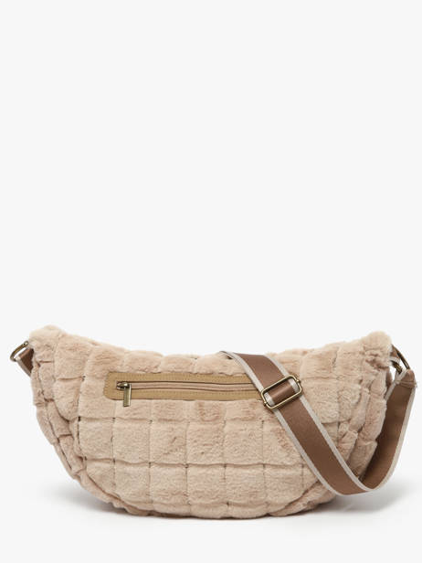 Sac Bandoulière Quadri Polyester Le voyage en panier Marron quadri AHP269 vue secondaire 5