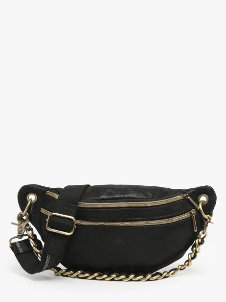 Sac Banane Mila louise Noir vintage 23689X