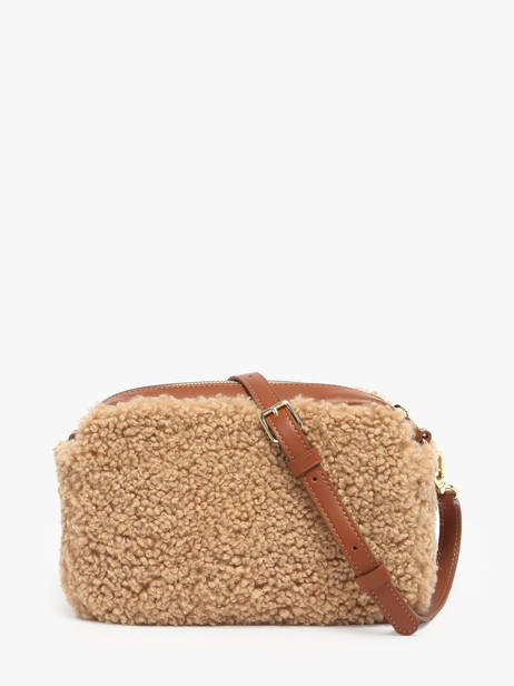 Sac Bandoulière Moumoute Lancaster Beige moumoute 22 vue secondaire 4