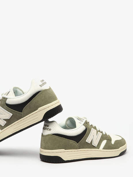 Sneakers En Cuir New balance Vert boy BB480PEO vue secondaire 2