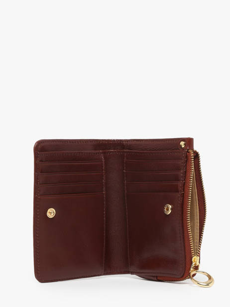 Portefeuille Iza Cuir Nat et nin Rouge vintage IZA vue secondaire 1