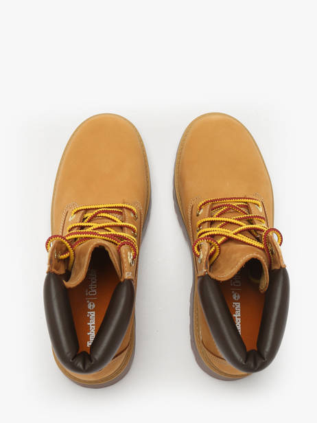 Bottines Plateforme En Cuir Timberland Marron women 5RJD2311 vue secondaire 3