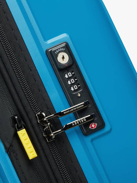 Valise Rigide Extensible Lutece Delsey Bleu lutece 3802821 vue secondaire 1