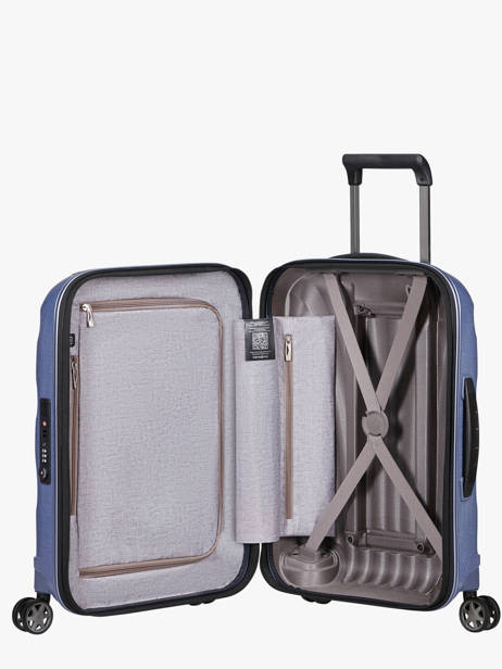 Valise Cabine Extensible Samsonite Violet c-lite CS2007 vue secondaire 4