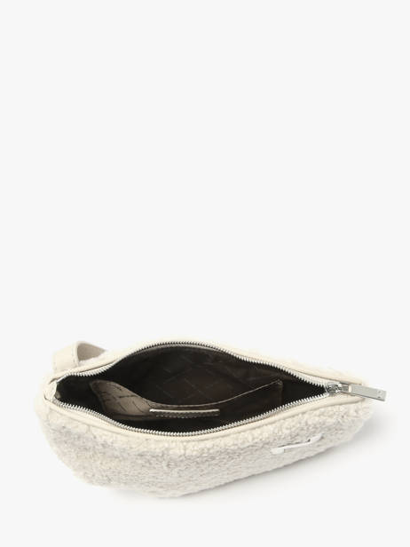 Sac Bandoulière City Perle Cuir Et Mouton Nathan baume Beige n city S vue secondaire 3