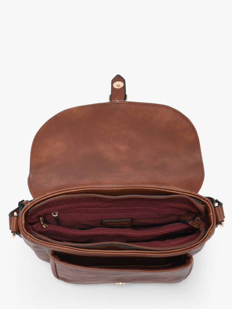 Sac Bandoulière Toscane Hexagona Marron toscane 579734 vue secondaire 3