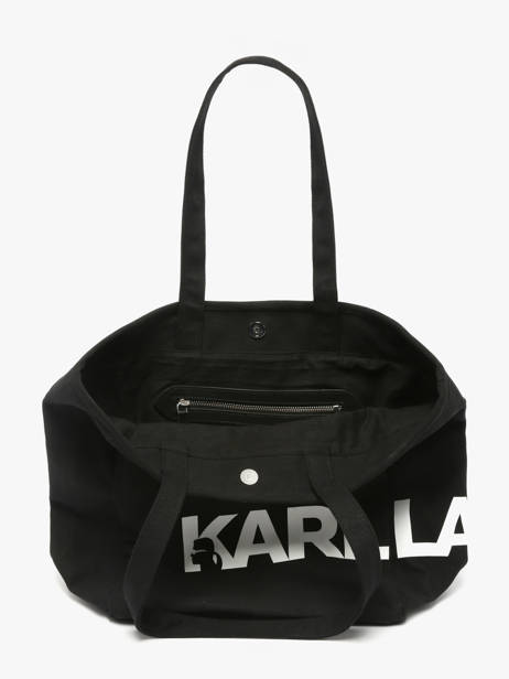 Sac Porté épaule K Essential Coton Karl lagerfeld Noir k essential B1W50050 vue secondaire 3