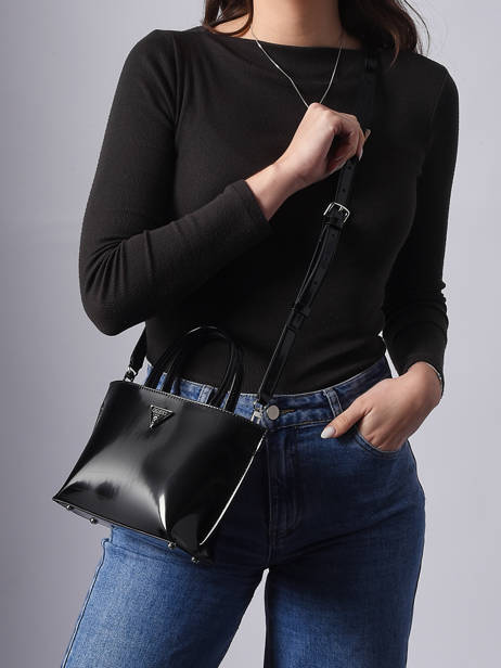 Sac Porté Main Arnela Polyurethane Guess Noir arnela NY949675 vue secondaire 1