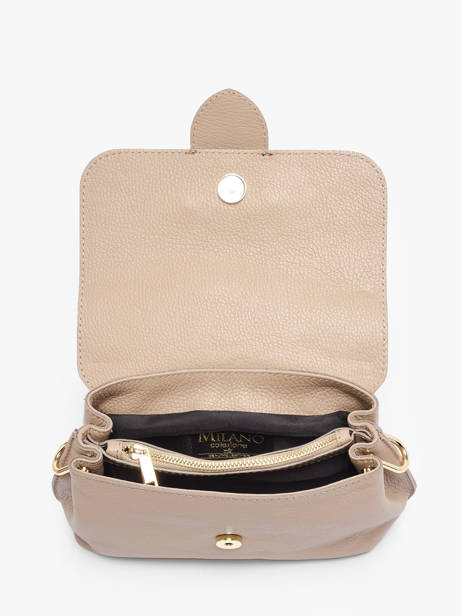 Sac Porté Main Velvet Caviar Cuir Milano Beige velvet caviar VC25114 vue secondaire 3