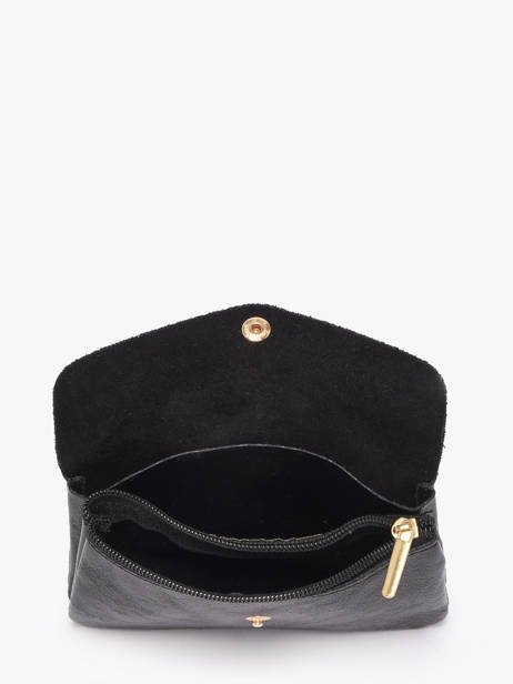 Porte-monnaie Nine Cuir Milano Noir nine NI23113O vue secondaire 1