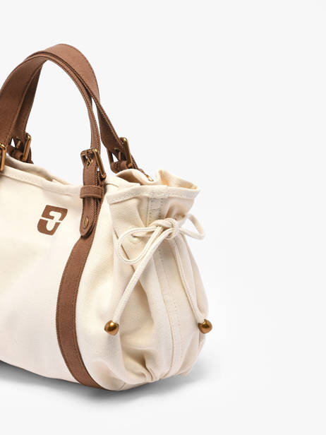 Sac 18h Canvas Coton Gerard darel Blanc canvas DDS67450 vue secondaire 4