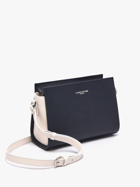 Sac Bandoulière Smooth Cuir Lancaster Bleu smooth 437-02 vue secondaire 2