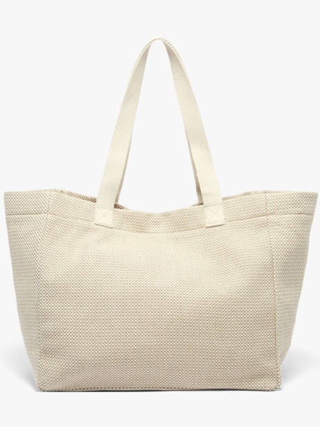 Sac Porté épaule Tressage Coton Hindbag Beige tressage TS vue secondaire 4