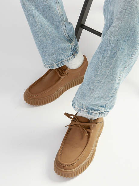 Chaussures Derbies En Cuir Clarks Marron men 26186161 vue secondaire 1