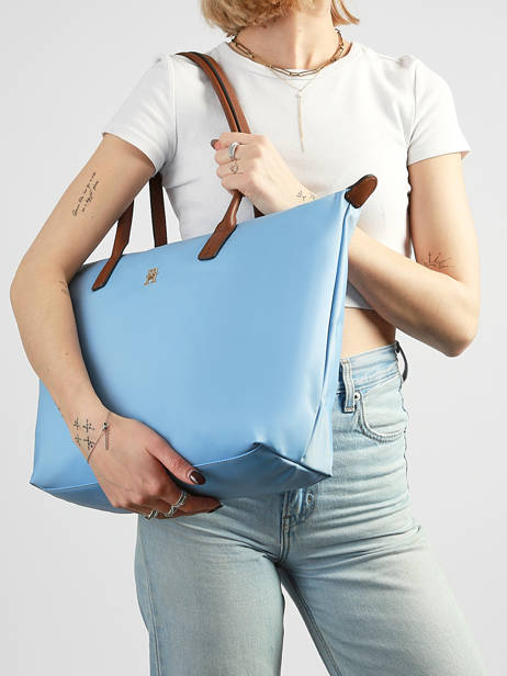 Sac Porté épaule Popette Nylon Tommy hilfiger Bleu popette AW17711 vue secondaire 1