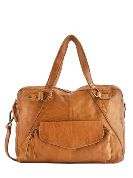 Sac Shopping Fatima Cuir Pieces Marron fatima 17090746