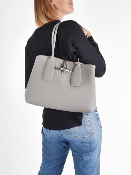 Longchamp Roseau Hobo bag Gray