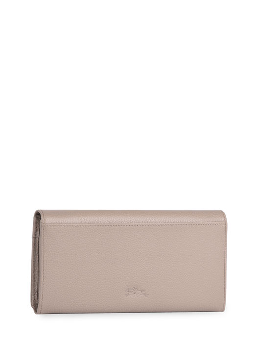 Longchamp Le foulonné Wallet Gray