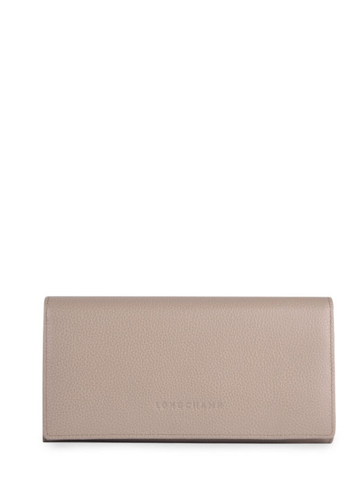Longchamp Le foulonné Wallet Gray