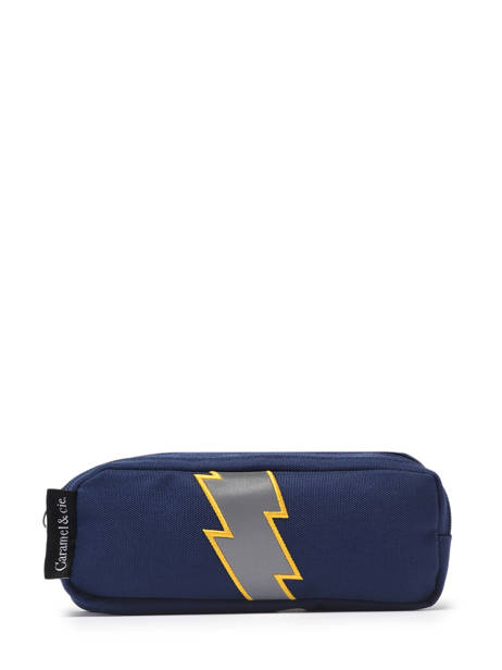2-compartment Pouch Caramel et cie Blue fier GA