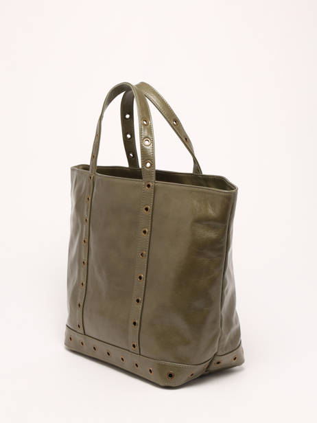 Medium Leather Cabas Tote Bag Vanessa bruno Beige cabas cuir 82V40413 other view 2